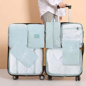 Juego de 8 Cubos de Embalaje, Bolsa de Almacenamiento de Ropa, Organizadores de Equipaje para Viajes, Juego de 8 Piezas, Organizador de Equipaje - Product Image 6