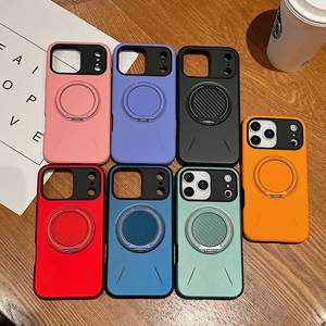 เคสสำหรับ iPhone 17 Pro Max, iPhone 16, และ iPhone 15 พร้อมขาตั้งแม่เหล็กหมุนได้ และเคสกันกระแทกสำหรับ iPhone 14 - Product Image 2