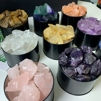 Diffuseur d'huiles essentielles en pierre de cristal naturelle brute pour l'aromathérapie, avec tailles personnalisées et emballage sécurisé, vente en gros