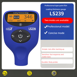 Linshang otomotiv boyası kalınlık ölçer boya filmi metre araba test LS239 için yüksek hassasiyetli kaplama kalınlık ölçer - Product Image 5