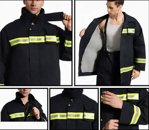 <span class=keywords><strong>Traje</strong></span> <span class=keywords><strong>de</strong></span> <span class=keywords><strong>Bombero</strong></span> <span class=keywords><strong>Profesional</strong></span>, Ropa <span class=keywords><strong>de</strong></span> Protección <span class=keywords><strong>de</strong></span> Seguridad <span class=keywords><strong>de</strong></span> Secado Rápido Resistente a las Llamas - Product Image 5