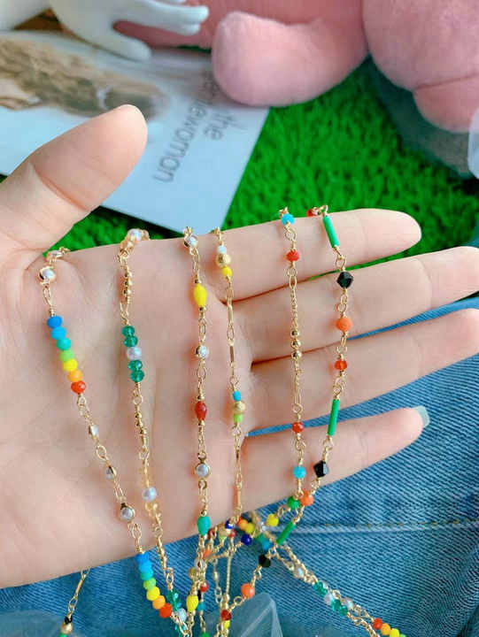 Collane con bracciale girocollo con perline di perle d'acqua dolce barocche eleganti per regalo di gioielli con collare in acciaio inossidabile impermeabile da donna  36