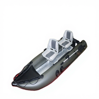 Bateau gonflable personnalisé en gros, bateau de sauvetage en PVC, 3m-4m, bateau de pêche spécial pour rivière et lac