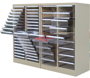 INS design plastic drawer file cabinet ,metal file cabinet with index card
