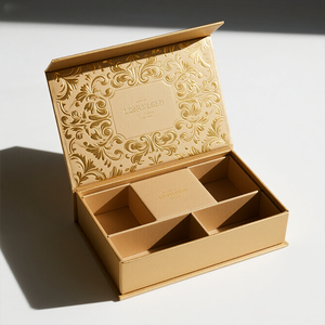 Boîte Cadeau en Papier Personnalisée ODM OEM de Luxe Haut de Gamme pour Coffret Cosmétique et Soins de la Peau <span class=keywords><strong>Magnétique</strong></span> Pliable Doublé - Product Image 6