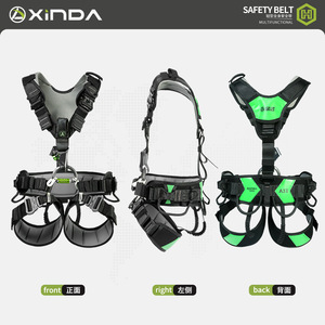 Cinturón de Seguridad Xinda HH-9590 Ligero de Cuerpo Completo con Ascendedor de Pecho y Bloqueo Semicircular para Escalada y Trabajo en Altura - Product Image 3