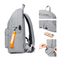 Sac à dos pour ordinateur portable avec logo personnalisé, design élégant, pas cher, imperméable, en tissu Oxford enduit