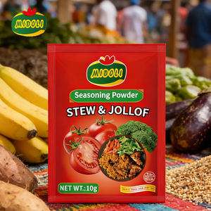 Poudre d'épices fraîches Tenghua 10g en sachet pour riz jollof, ragoût, écrevisses, saucisses, marinades OEM - Product Image 1