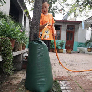 Sacca per Irrigazione Radici Alberi in PVC Riutilizzabile da 20 Galloni con Chiusura a Zip, Sacca per Acqua a Rilascio Lento per Piantine da Giardino Esterno - Product Image 5