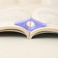 Support de page de livre en gros, marque-page en acrylique pour le pouce, accessoires de lecture, cadeaux pour lecteurs