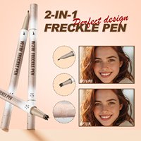 Crayon de maquillage double embout imperméable pour faux taches de rousseur, avec logo personnalisé, vente en gros