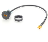 IP67 2 broches LED éclairage extérieur étanche M10 câble connecteur de fil 2A courant nominal Contacts en laiton