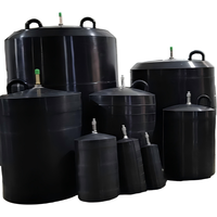 Bouchon de test pour tuyaux en PVC et HDPE, bouchon d'étanchéité gonflable en caoutchouc pour conduites en plastique