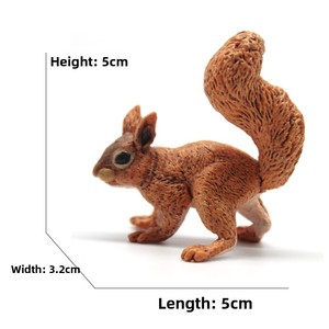 Modè<span class=keywords><strong>le</strong></span> d'animal en PVC massif pour simulation transfrontalière, décoration <span class=keywords><strong>de</strong></span> table <span class=keywords><strong>de</strong></span> sable et <span class=keywords><strong>de</strong></span> gâteau, souris, marmotte, jeu éducatif cognitif pour l'éveil <span class=keywords><strong>de</strong></span> la maternité - Product Image 2