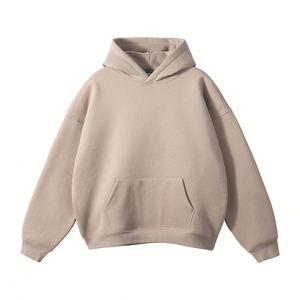 Sudaderas con Capucha Unisex de Invierno de Alta Calidad, 350 GSM, Sin Cordones, Poliéster/Algodón, Lisas, Gruesas, con Bolsillo Grande, Logotipo Personalizado - Product Image 3