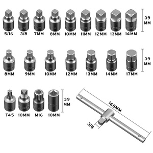 Kit <span class=keywords><strong>de</strong></span> 21 clés pour bouchon <span class=keywords><strong>de</strong></span> <span class=keywords><strong>vidange</strong></span> d'huile et <span class=keywords><strong>de</strong></span> carter moteur, outils <span class=keywords><strong>de</strong></span> réparation en coffret - Product Image 4