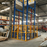 1000kg Günstiger Lastenaufzug Kleiner Fracht-Aufzug Preis 2-3 Etagen Lastenaufzug Industrie-Aufzug