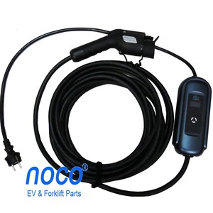 Cargador SAE J1772 con Pantalla Digital de Bajo Consumo, 5 Salidas, 16A, 5 Metros, para Vehículos Eléctricos, Nuevo Estándar de Carga - Product Image 1