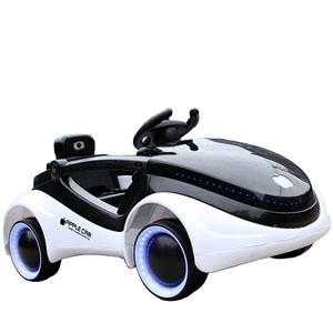 Auto Eléctrico Infantil <span class=keywords><strong>Apple</strong></span> de Cuatro Ruedas con Control Remoto por Teléfono Móvil, Luces, Plástico, Unisex, 2-4 Años, Batería, Nuevo, Asientos - Product Image 1