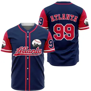 Cheap Wholesale 2024 New Arrival Atlanta Baseball Jersey For Male Female Printed Baseball Shirts Sports Jersey