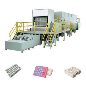 Nuova Linea Automatica per Vassoi Porta Uova con Controllo PLC Touchscreen, Macchina per Stampaggio in Polpa di Carta ad Alta Efficienza, <span class=keywords><strong>2000</strong></span> Pezzi/Ora per Uova di Gallina - Product Image 5