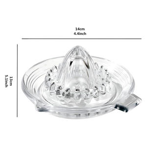 Presse-agrumes en verre avec poignée et bec verseur pour presser les oranges, les citrons - Product Image 2