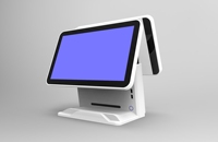 Terminal Punto de Venta con Pantalla Táctil Dual de 21.5 Pulgadas para Supermercados y Comercios Minoristas