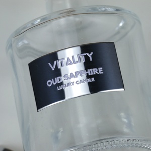 Flacon de parfum vide 2026 à prix compétitif avec étiquettes adhésives métalliques, étanche et écologique, estampage à chaud doré, formes personnalisées - Product Image 5