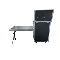 Mini valise de transport en aluminium avec fermeture éclair, grande capacité, design durable et léger, style simple