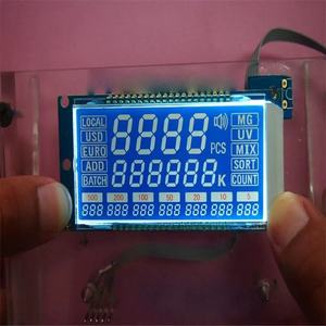 Custom LCD Display For <strong>Speedometer</strong> Odometer Tachometer Segment Blue Black LCD Digital Screen Dashboard - Product Image 4