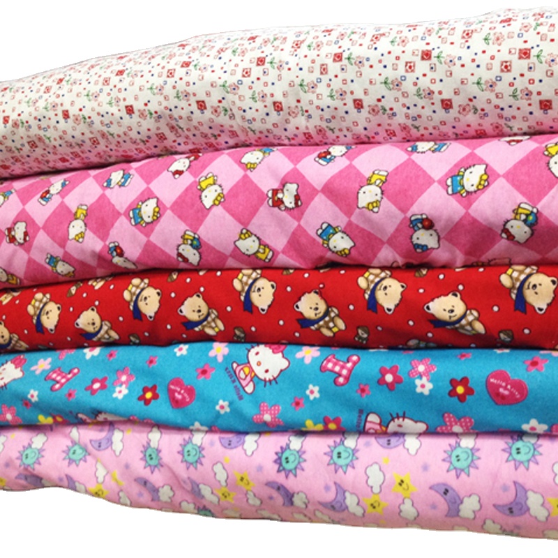 100% хлопковая принтованная ткань для простыней на кровать