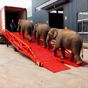 Nivelador de muelle de 10 toneladas con rampa hidráulica para contenedores de labio giratorio Rampa de muelle de carga portátil para fabricante de proveedores de almacén - Product Image 2