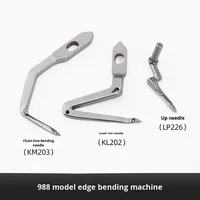 Machine à coudre surjeteuse 988 à aiguille incurvée haut/bas KL202/LP226, crochet à chaînette KM203, garantie 3 mois, fabriquée en Chine