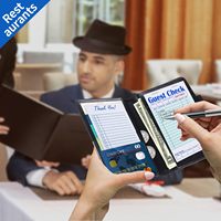 170*88mm restaurants serveur de commande de nourriture bloc-notes invité chèque livre serveuse bloc-notes