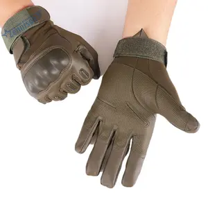 2023 Fabrik preis Taktische Handschuhe Camping Full Finger Knuckle Protection Taktische Handschuhe