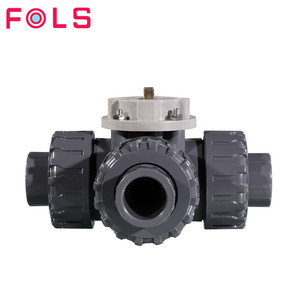 Venta Caliente: Válvula de Bola de Agua de Plástico UPVC de 2"~12" AC110V/AC220V de 3 Vías, Accionada por Acionamiento de Válvula, Certificación IP65 CE, OEM - Product Image 3
