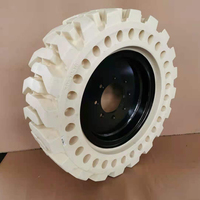 Skid Steer Loader Pneu Roues Mini Chargeur 10-16.5 R4 SKS1 Pneus Solides Caoutchouc et Acier Matériel Tubeless Type pour BC S185