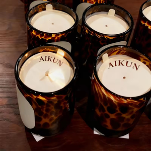 Aikun custom-Logo thân thiện với môi handmade hương thơm khuếch tán lâu đốt nến thơm phòng khách bầu không khí phục sinh Diwali - Product Image 1