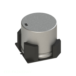 Condensador de Aluminio de Montaje Superficial de 330 uF, 20%, 100V, SMD, EEE-FK2A331AV, Canal del Fabricante 330 - Product Image 1