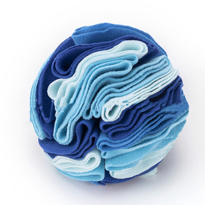 Boule à renifler en tissu interactif lavable en machine multi-couleurs jouet à mâcher pour chien et chat - Product Image 5