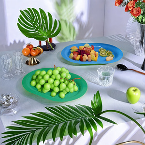Creative Small Oval PP Tray Modern Sustainable Injection <strong>Storage</strong> Boxes Freshness Preservation for Candy Melon <strong>Seeds</strong> Food <strong>Storage</strong> - Product Image 4