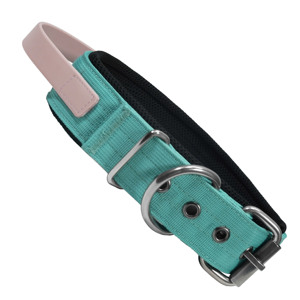 Single Pin Buckle <b>Dog</b> <b>Collar</b> And Leash Set Nylon Soft Padded Liner Metal D Ring Frog Buckle Outdoor <b>Training</b> Custom - Product Image 2