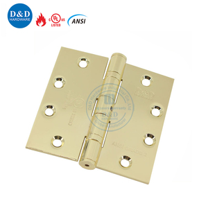 Bisagra de Puerta de Acero Inoxidable con Rodamiento de Bolas, Negra Mate, con Certificación UL, Resistente al Fuego Grado 2 ANSI BHMA - Product Image 3