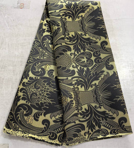 Gele nigérian en jacquard Sego, foulard africain <span class=keywords><strong>Aso</strong></span> Oke en soie, couleur pêche, imperméable, pour femmes, fête sur la plage, sports de plein air, pêche - Product Image 4