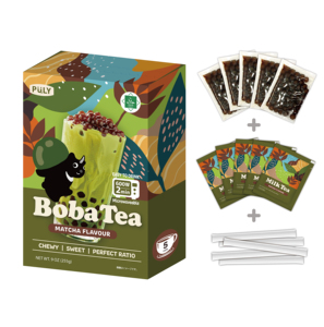 Top Supplier Plant Based Box Fast Soaking For High Traffic Cafeterias Japanese Green Matcha <b>Bubble</b> Tea <b>Boba</b> Drink Family KitSet - Product Image 1