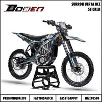 Kit d'autocollants graphiques personnalisés Surron Ultra Bee, film vinyle pour moto électrique tout-terrain, protection anti-rayures pour panneau, vélo électrique