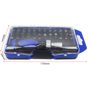 DZT 38 Piece Ratchet Screwdriver <b>Set</b> Metric Magnetic For Machine Auto Household Repair - Product Image 3