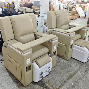 Sillón de <span class=keywords><strong>Pedicura</strong></span> Multifuncional con Respaldo Reclinable <span class=keywords><strong>y</strong></span> Masaje de Pies, Sillón de <span class=keywords><strong>Manicura</strong></span> <span class=keywords><strong>y</strong></span> <span class=keywords><strong>Pedicura</strong></span> - Product Image 2