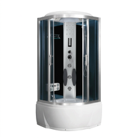 Cabine de douche intelligente antibactérienne à fermeture douce, cabine de douche massante pour centre de réadaptation