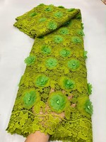 Dentelle suisse de haute qualité, dernière collection, cordon brodé 3D pour les fêtes nigérianes, excellente qualité textile, dentelle guipure africaine KJL523
